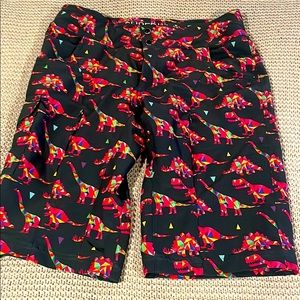 Shredly dinosaur mountain bike shorts